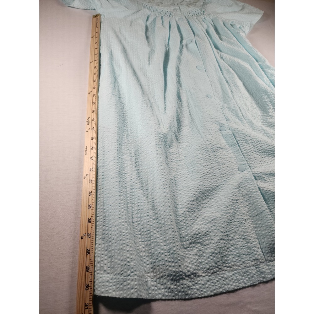 Miss Elaine Nightgown Midi Accessible Snap Front 2 Pack Size Large Grandma Core - Picture 5 of 13